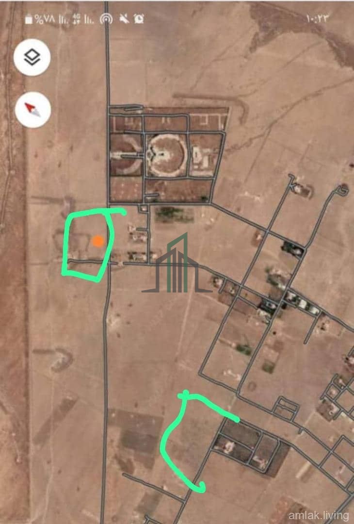قطعة ارض في تل مسكن 15 دنم