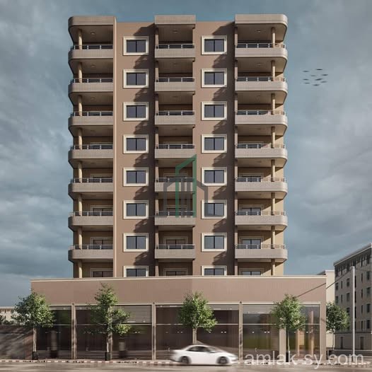 شقة 130م² مقابل مكتب القدموس على طريق الشيخ سعد للبيع