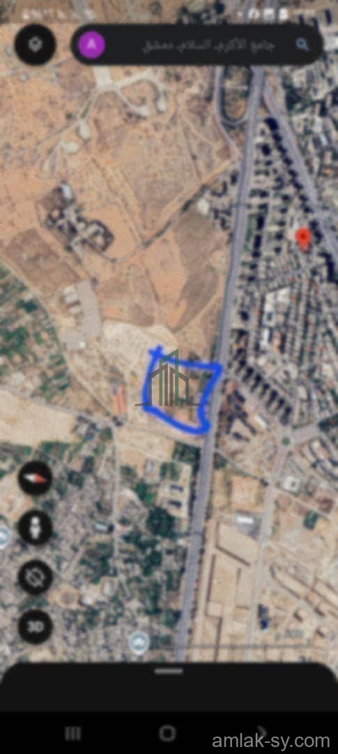 للبيع ارض ع المتحلق الجنوبي قرب مدرسة الشام