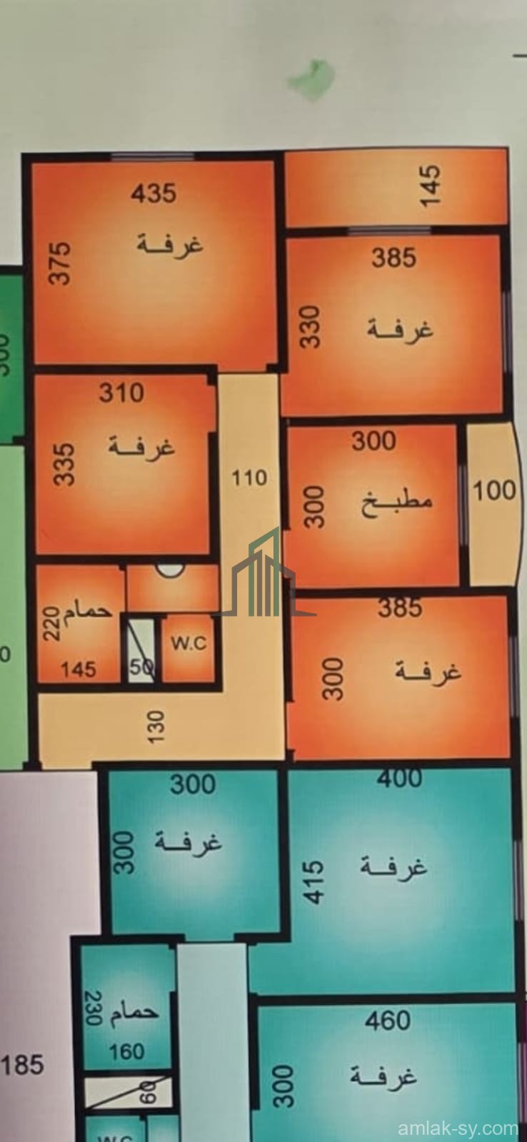 شقة 110م عالمخطط في حي الجامعة للبيع