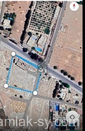 ارض 4دنمات على طريق المطار للبيع (745)