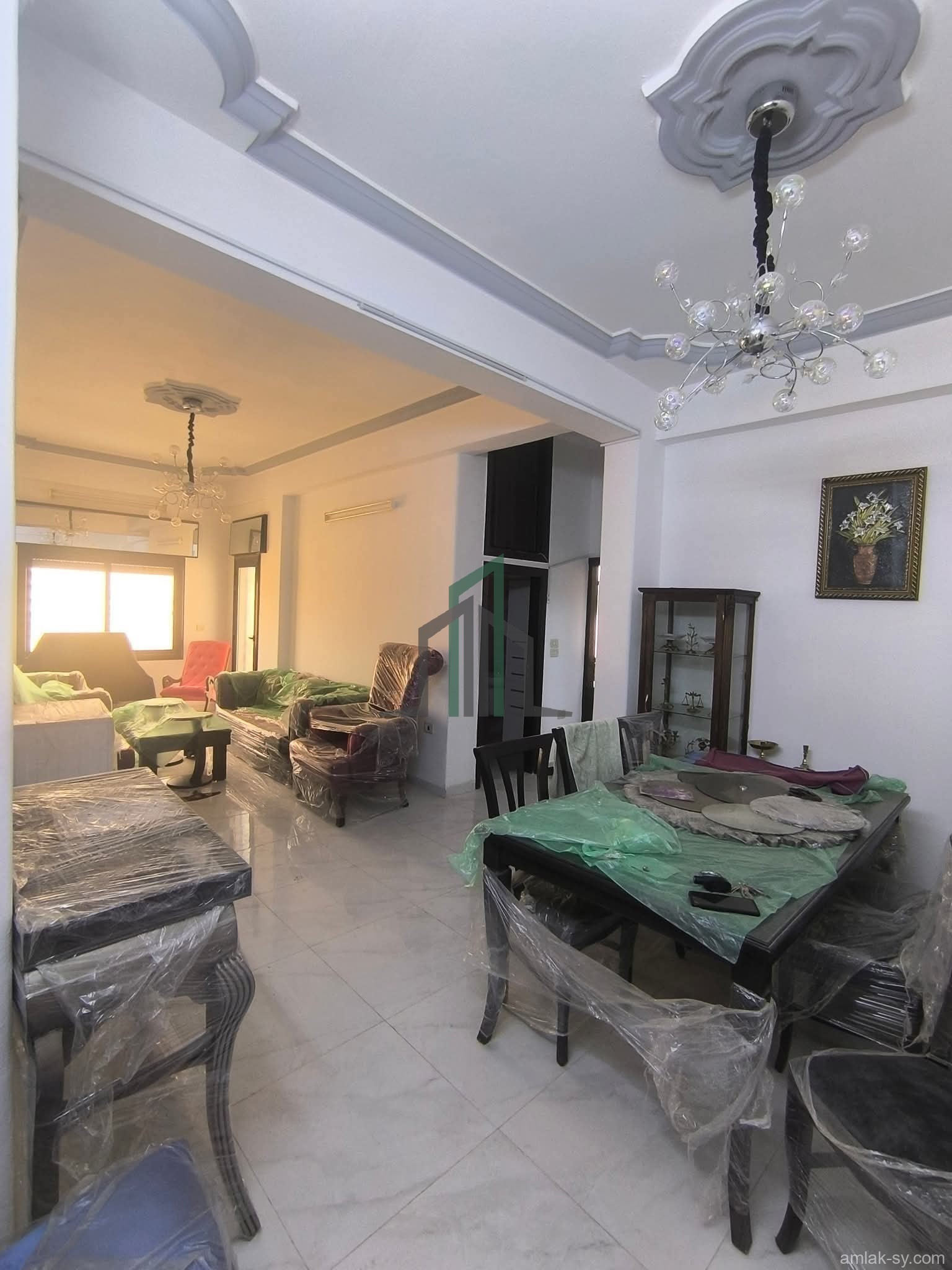 شقة للبيع شرقية شمالية 125 م قدسيا اول طريق الضاحية