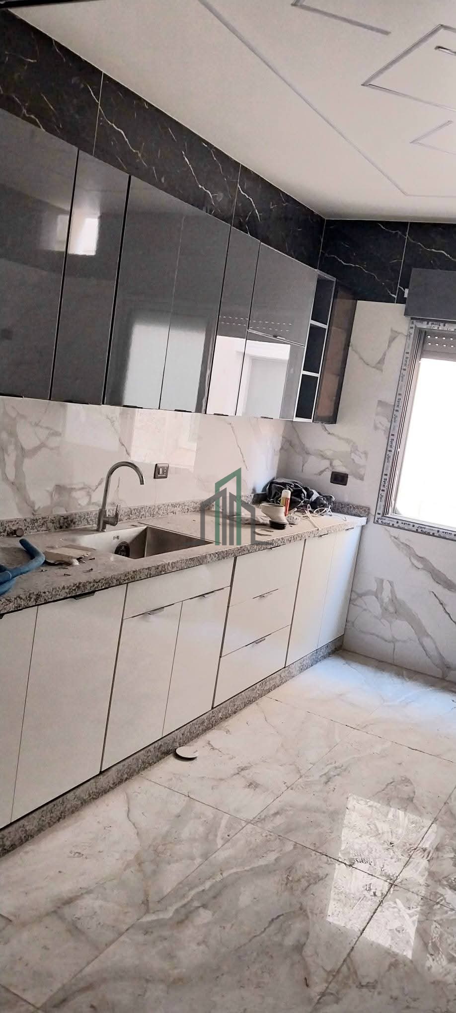 شقة للبيع 120 م -شمالية غربية- ريف دمشق- ببيلا جانب جامع الكريم