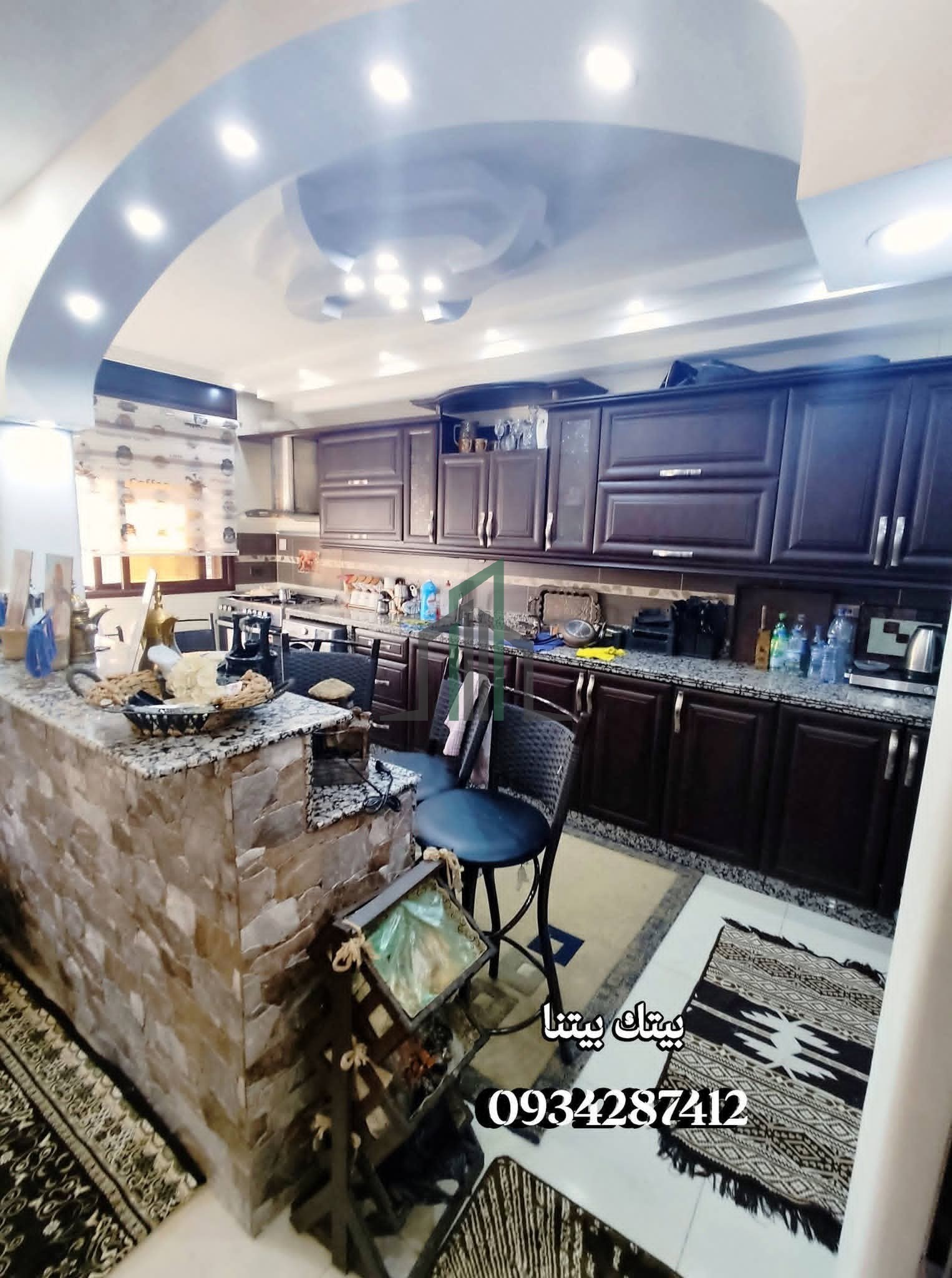 شقة للبيع 180 م - ريف دمشق- ضاحية قدسيا قرب مطعم على كيفك