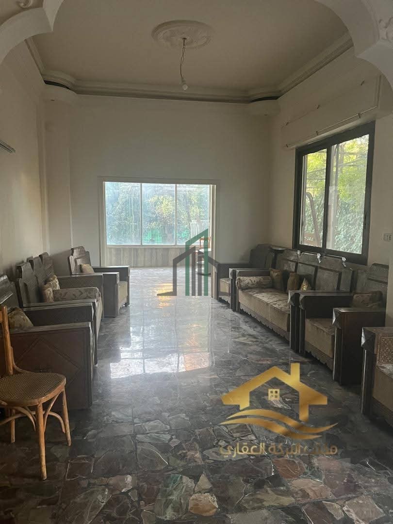 شقة للبيع 160 م مع حديقة 200 م - دمشق - العدوي