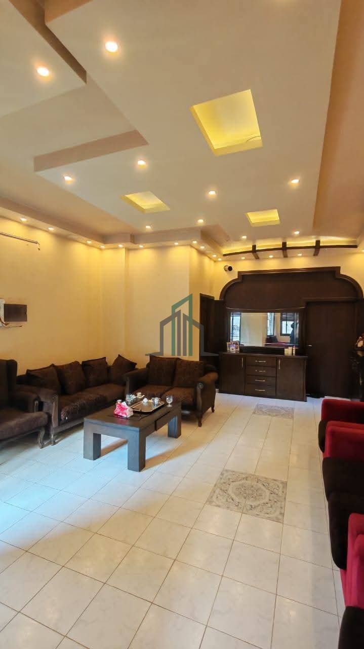 شقة للبيع 140 م - ريف دمشق-ضاحية قدسيا الجزيرة F1نزلة حلويات الرضا